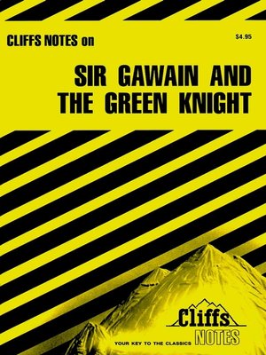 cover image of CliffsNotes Sir Gawain and The Green Knight